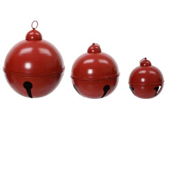 Clochette à suspendre rouge Ø 42 cm DECORIS