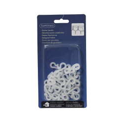 Crochet pour luminaire de Noël blanc 24 pièces LUMINEO
