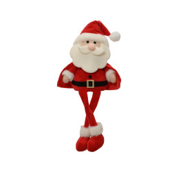 Père Noël assis en polyester 21 cm DECORIS