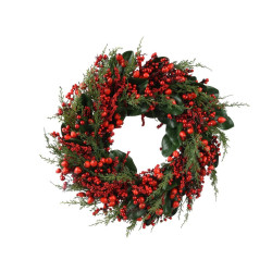 Couronne de Noël Big Berry rouge Ø 60 cm