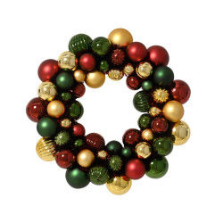 Couronne de Noël boules Ø 38 cm