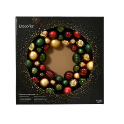 Couronne de Noël boules Ø 38 cm