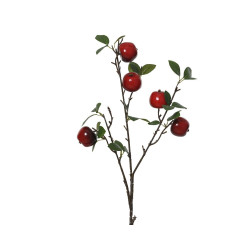 Branche en mousse pommes 60 cm