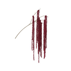 Branche en polyester bordeaux 80 cm