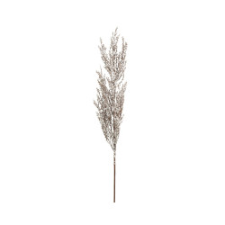 Branche en plastique scintillante blanche 79 cm