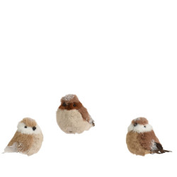 Oiseau en polyester à clipser DECORIS