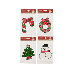 Décoration de Noël pour fenêtre 15 x 20 cm DECORIS