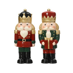 Figurine Casse-Noisette en terre cuite 12 x 9 x 29 cm DECORIS