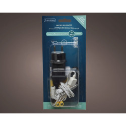 Adaptateur sur secteur pour 3 piles AAA avec 3 piles LUMINEO