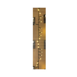 Guirlande extérieure Compact effet flash 500 LED blanc doré 11 m LUMINEO