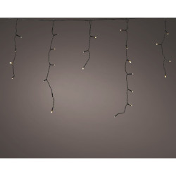 Guirlande extérieure stalactite 540 LED blanc doré 1