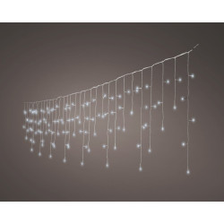 Guirlande extérieure stalactite 8 fonctions 175 LED blanc froid 7