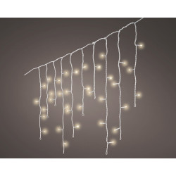 Guirlande extérieure stalactite 8 fonctions 175 LED blanc chaud 7