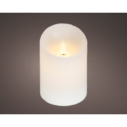 Bougie LED blanc chaud blanche Ø 7