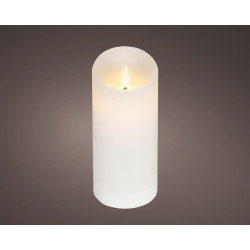 Bougie LED blanc chaud blanche Ø 7