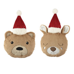 Coussin de Noël 27 x 25 x 3 cm DECORIS