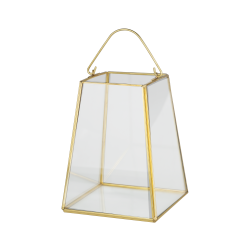 Lanterne Ambatobe dorée – Décoration élégante pour Noël