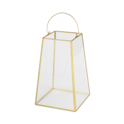 Lanterne Ambatobe dorée – Décoration élégante pour Noël