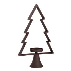 Porte-bougie sapin Mukayle – Décoration de Noël élégante