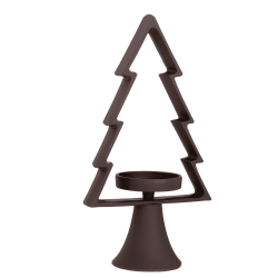 Porte-bougie sapin Mukayle – Déco Noël élégante