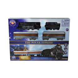 Train The Polar Express animé avec rails 165 x 104 cm