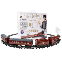 Train Hogwarts Express animé avec rails 186 x 127 cm