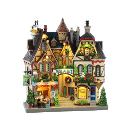 Façade Noël en Alsace LEMAX