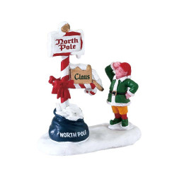 Figurine boîte aux lettres de Noël LEMAX