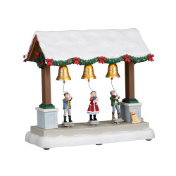 Figurine les cloches de Noël sonnent LEMAX