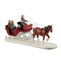 Figurine balade en traineau LEMAX