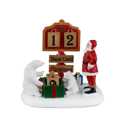 Figurine compte à rebours du Pôle Nord LEMAX