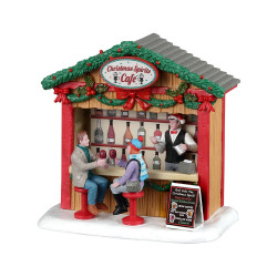 Figurine café Christmas Spirits LEMAX