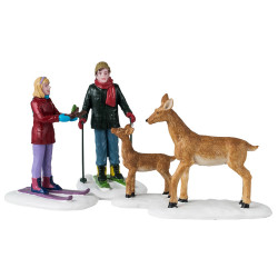 Figurine animaux sauvages 4 pièces LEMAX