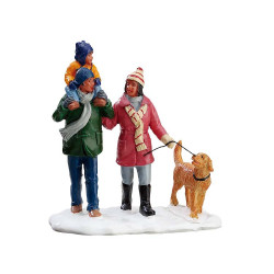 Figurine promenade hivernale LEMAX