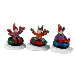Figurine bouée de neige 3 pièces LEMAX