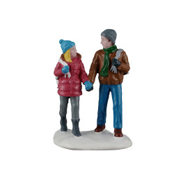 Figurine rendez-vous à la patinoire LEMAX