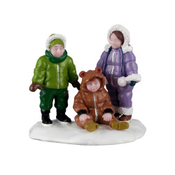 Figurine combinaisons d'hiver douillettes LEMAX