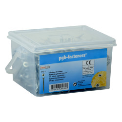 Vis pour panneaux d'aggloméré TF 6 x 100 mm 85 pièces PGB-FASTENERS