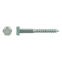 Tirefond à tête hexagonale DN571 6 x 100 mm 25 pièces PGB-FASTENERS