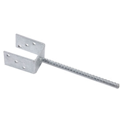 Ancre en U pour pieu – Fixation stable et durable