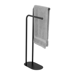 Porte-serviette Levante Noir – Rangement élégant et mobile