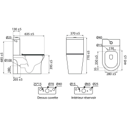 Pack WC à poser Adi – Installation facile et hygiène optimale