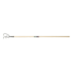 Cultivateur à 3 dents avec manche en bois 150 cm POLET