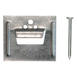 Clip pour lambris 2 mm avec clou en acier 200 pièces PGB-FASTENERS