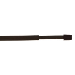 Tringle plate en métal extensible noir mat 30 à 50 cm 2 pièces MOBOIS
