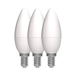 Ampoule LED flamme E14 blanc chaud 3