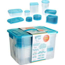 Lot de boîtes de conservation 100 pièces