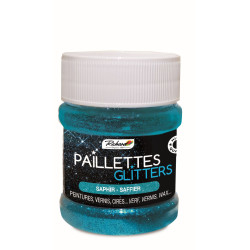 Paillettes décoratives saphir 0