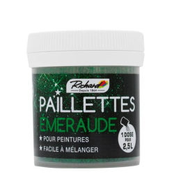 Paillettes Décoratives Émeraude – Effet Scintillant Unique