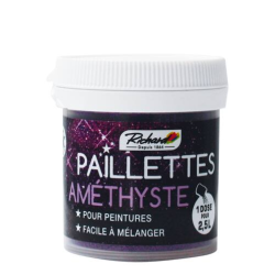 Paillettes décoratives améthyste – Effet scintillant unique